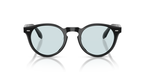 Sie Oliver Peoples N.07 Sun mit Schwarz Gestell und Transparent Gläsern - Das Bild 3
