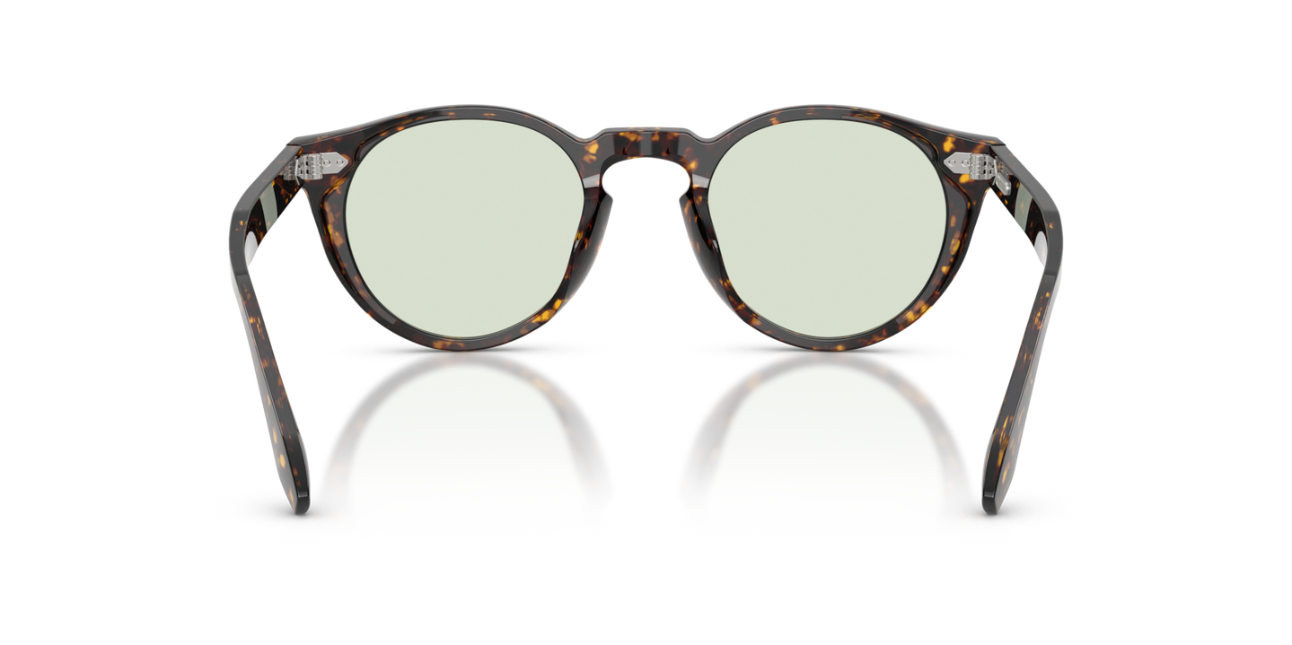 Oliver Peoples N.07 Sun con montatura Tartarugato Atago e lenti  Trasparente - Immagine Naselli