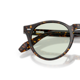 Oliver Peoples N.07 Sun with Atago Tortoise frame and Transparent lenses - Variant