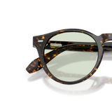 Oliver Peoples N.07 Sun avec une monture Écaille de tortue Atago et des verres Transparent - Variant