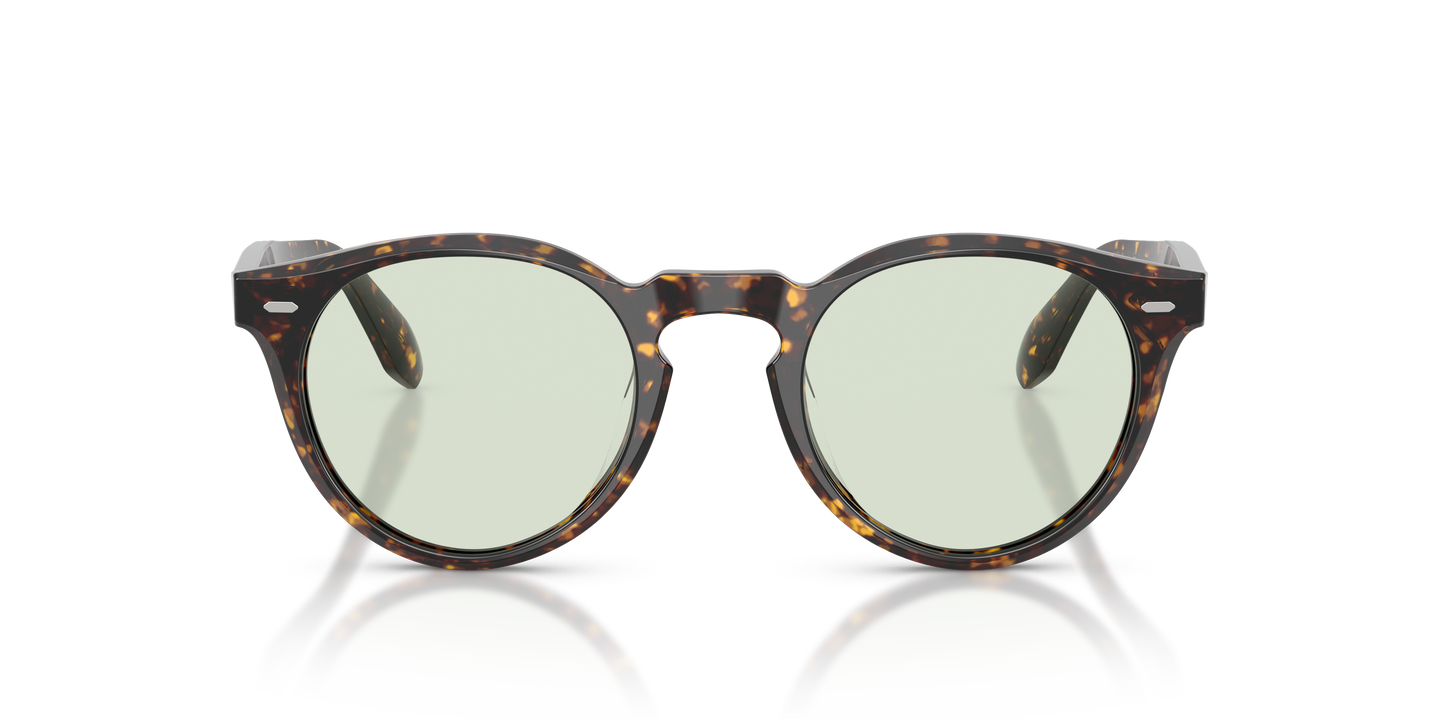 Oliver Peoples N.07 Sun with Atago Tortoise frame and Fern Wash To