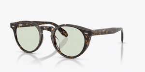 Oliver Peoples N.07 Sun with Atago Tortoise frame and Transparent lenses - Image 1