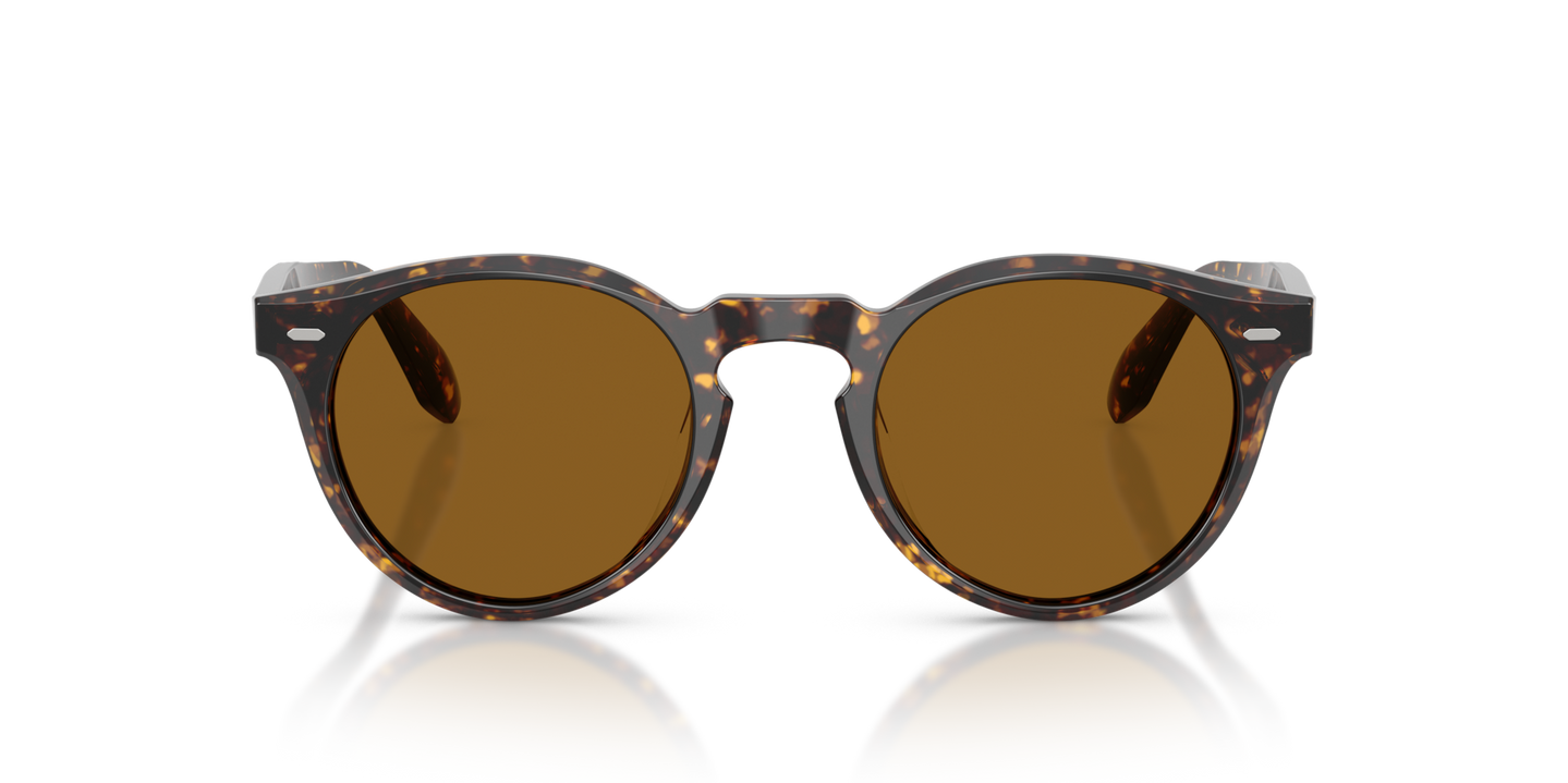 Oliver Peoples N.07 Sun with Atago Tortoise frame and Brown lenses - Image Material