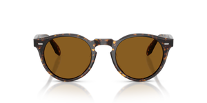 Oliver Peoples N.07 Sun con montatura Tartarugato Atago e lenti  Marrone - L'immagine 2