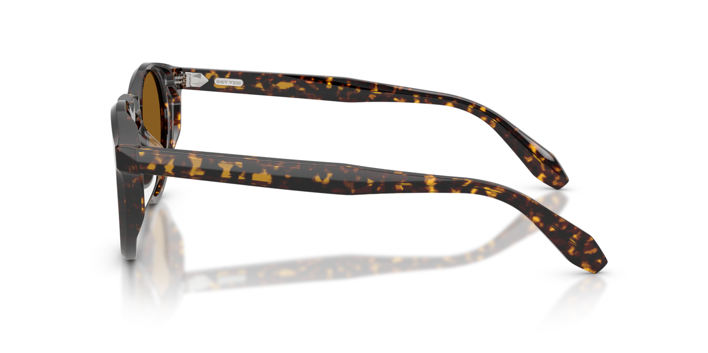 Oliver Peoples N.07 Sun with Atago Tortoise frame and Brown lenses - Image Corewire