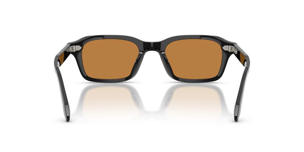Sie Oliver Peoples N.08 Sun mit Schwarz Gestell und Braun Gläsern - bild 5