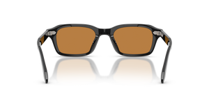 Sie Oliver Peoples N.08 Sun mit Schwarz Gestell und Braun Gläsern - bild 5