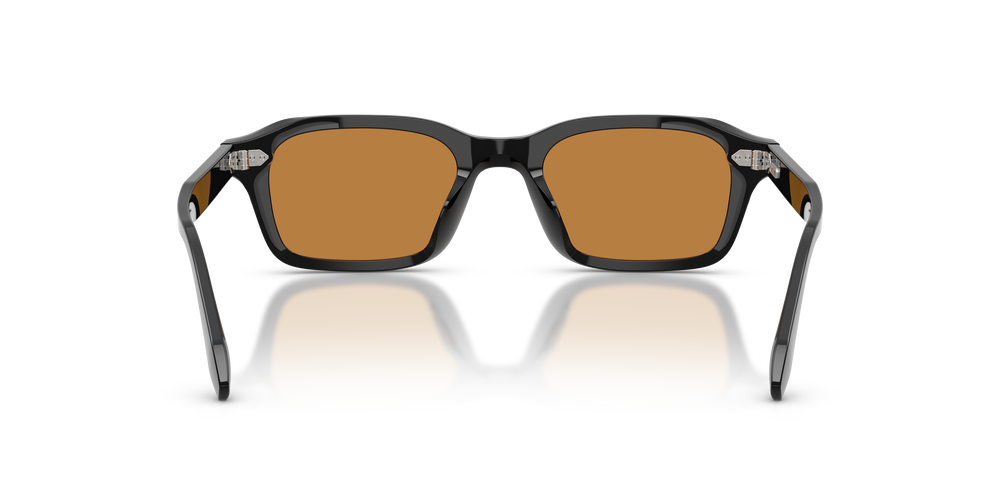 Oliver Peoples N.08 Sun with Black frame and Cognac lenses