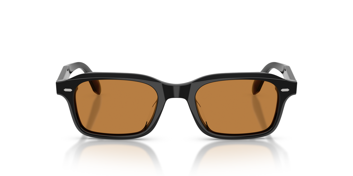 Oliver Peoples N.08 Sun with Black frame and Brown lenses - Image Material