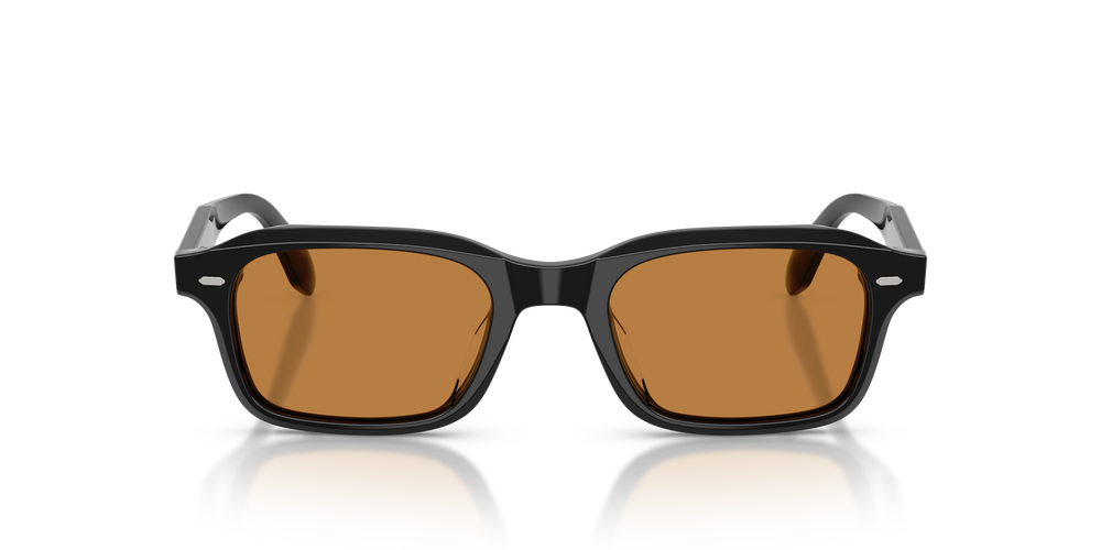Sie Oliver Peoples N.08 Sun mit Schwarz Gestell und Braun Gläsern - bild 2