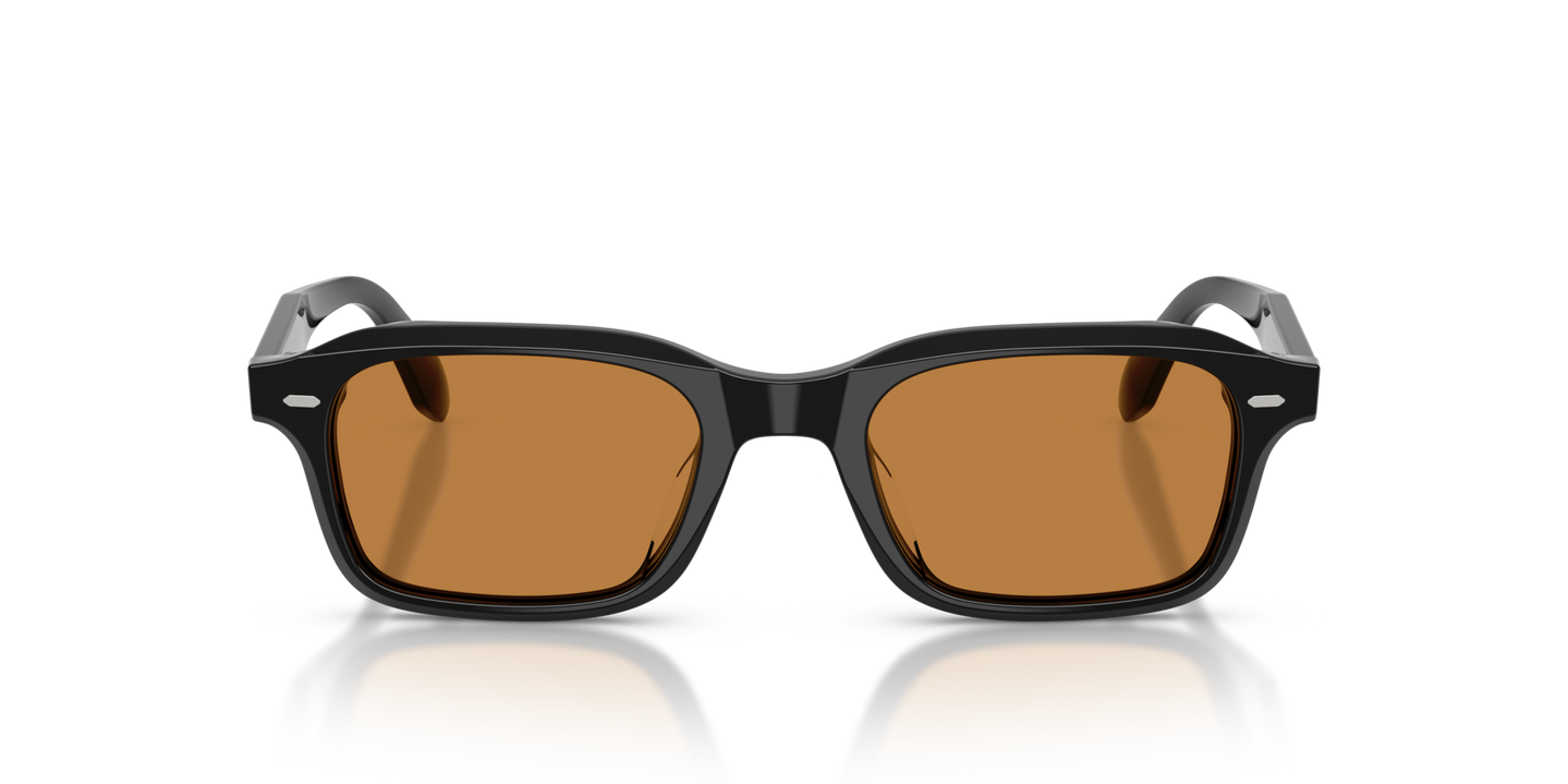 Oliver Peoples N.08 Sun with Black frame and Brown lenses - Image Material