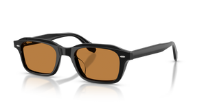 Sie Oliver Peoples N.08 Sun mit Schwarz Gestell und Braun Gläsern - bild 1