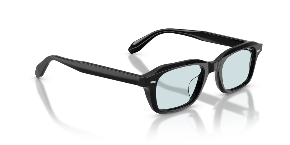 Sie Oliver Peoples N.08 Sun mit Schwarz Gestell und Transparent Gläsern - Bild 4