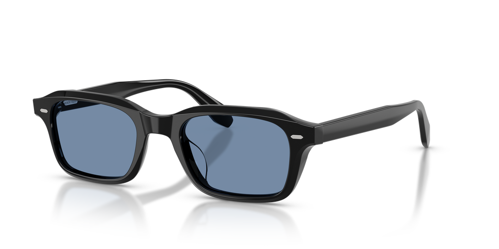 Sie Oliver Peoples N.08 Sun mit Schwarz Gestell und Transparent Gläsern - Bild 8