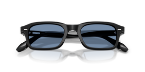 Sie Oliver Peoples N.08 Sun mit Schwarz Gestell und Transparent Gläsern - Bild 7