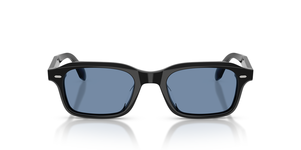 Sie Oliver Peoples N.08 Sun mit Schwarz Gestell und Transparent Gläsern - Bild 9