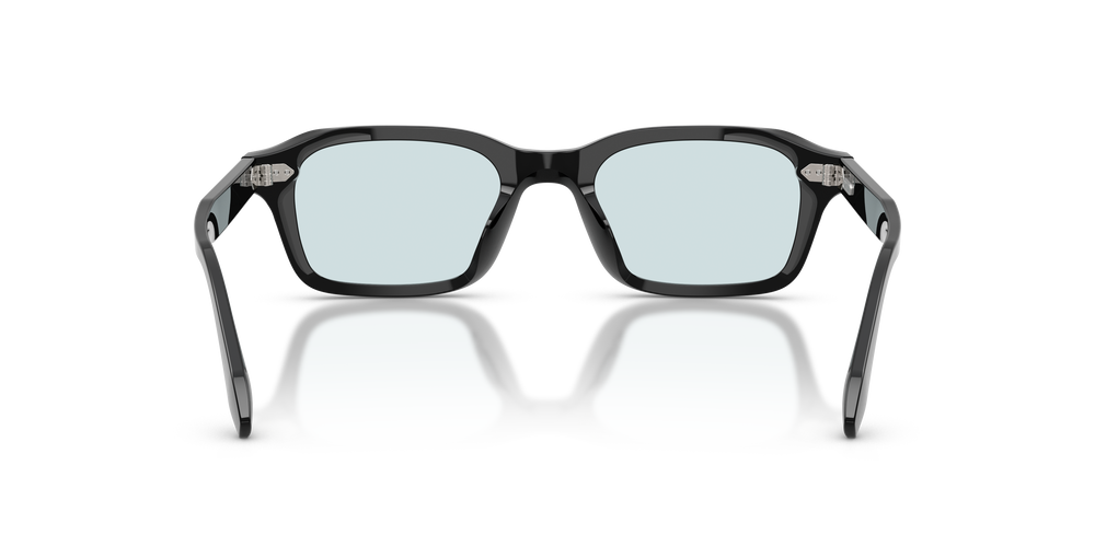 Sie Oliver Peoples N.08 Sun mit Schwarz Gestell und Transparent Gläsern - Bild 6