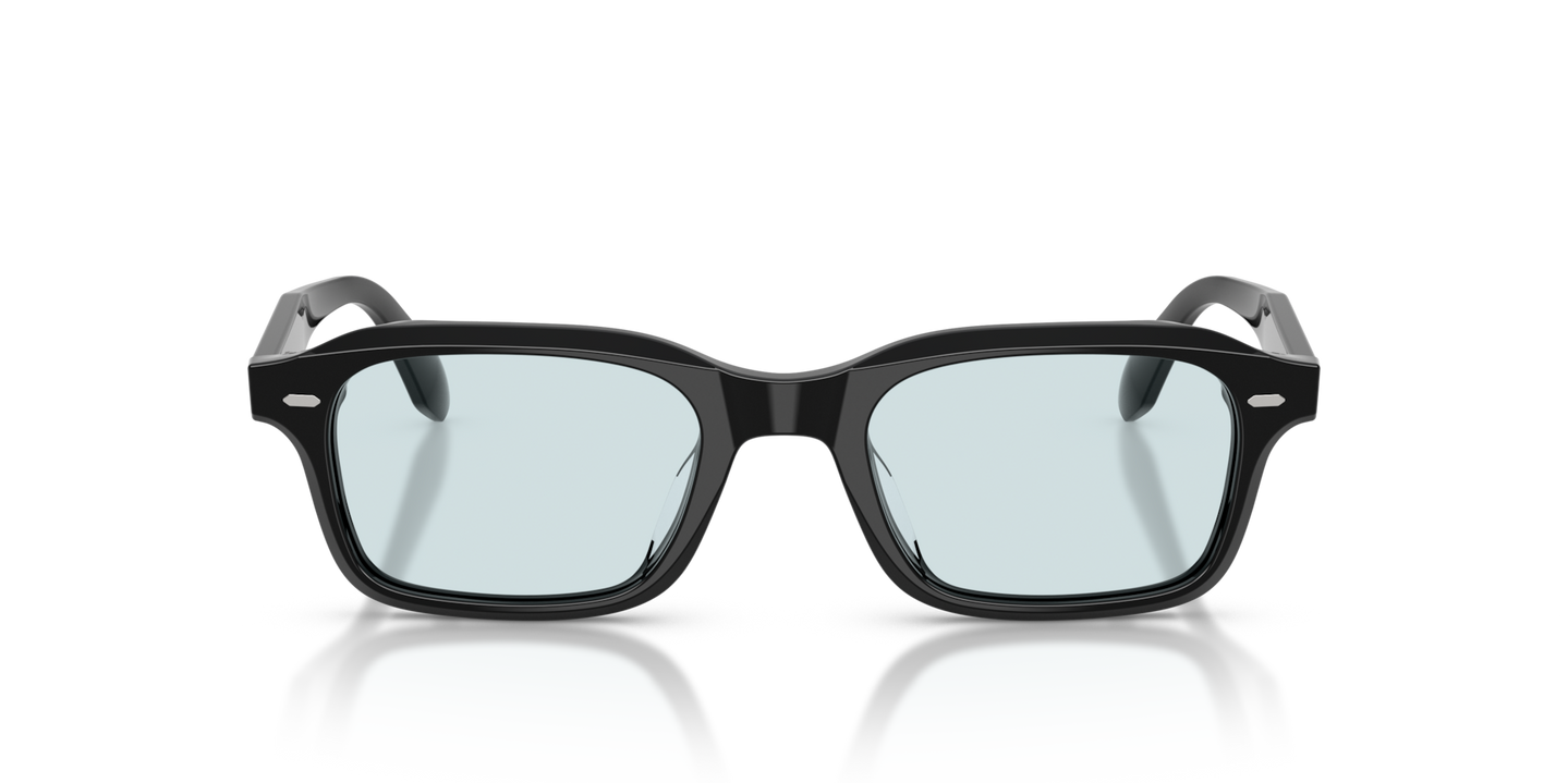 Oliver Peoples N.08 Sun con montura Negro y lentes Transparente - Imagen Material