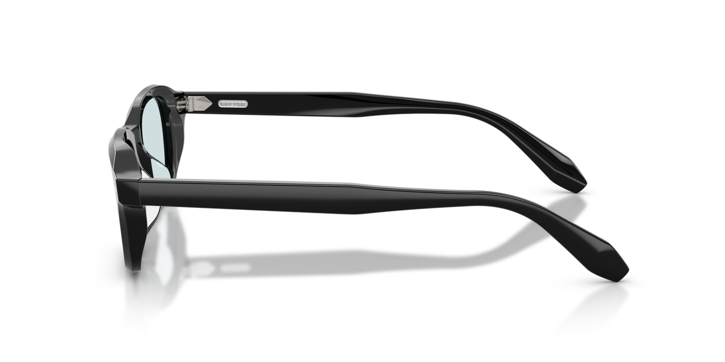 Oliver Peoples N.08 Sun with Black frame and Transparent lenses - Image Corewire