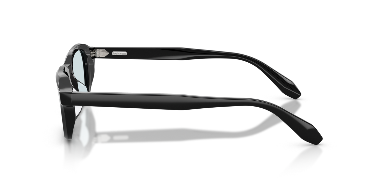Oliver Peoples N.08 Sun with Black frame and Transparent lenses - Image Corewire