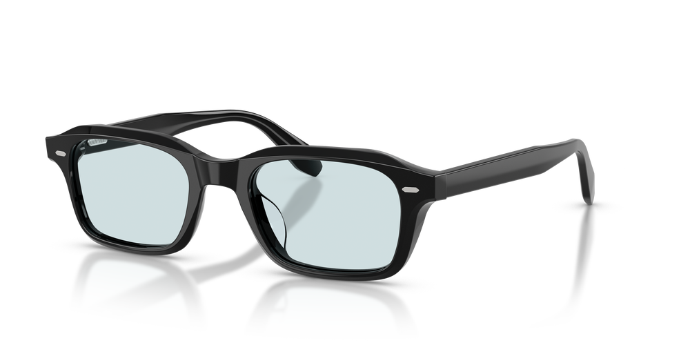 Sie Oliver Peoples N.08 Sun mit Schwarz Gestell und Transparent Gläsern - Bild 2