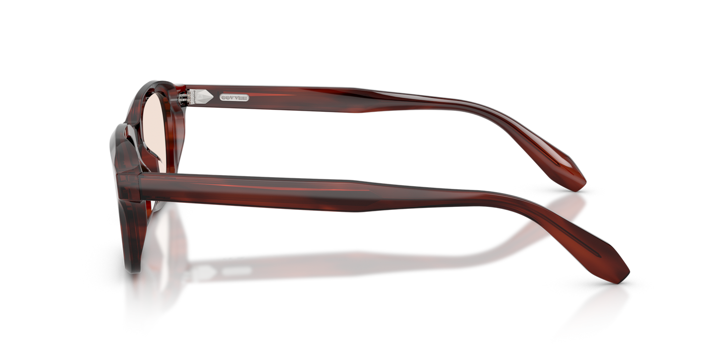 Oliver Peoples N.08 の モラド鼈甲 フレーム - 画像 テンプル