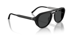 Sie Oliver Peoples R-13 mit Semi-Matte Black Gestell und Grau Gläsern - Das Bild 3