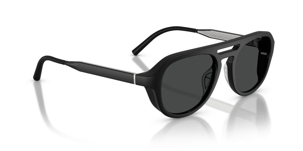 Oliver Peoples R-13 avec une monture Semi-Matte Black et des verres Gris - image 3
