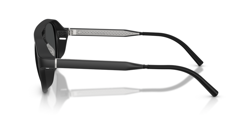 Oliver Peoples R-13 avec une monture Semi-Matte Black et des verres Gris - image 4
