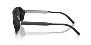 Oliver Peoples R-13 avec une monture Semi-Matte Black et des verres Gris - image 4