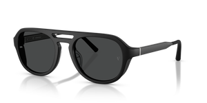 Sie Oliver Peoples R-13 mit Semi-Matte Black Gestell und Grau Gläsern - Das Bild 1