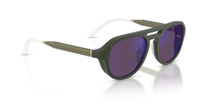 Oliver Peoples R-13 con montura Verde humo semimate y lentes Violeta - imagen 3