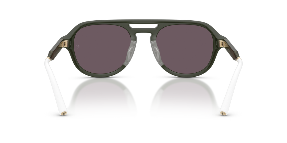Oliver Peoples R-13 with Semi-Matte Green Smoke frame and Violet lenses - Image 5