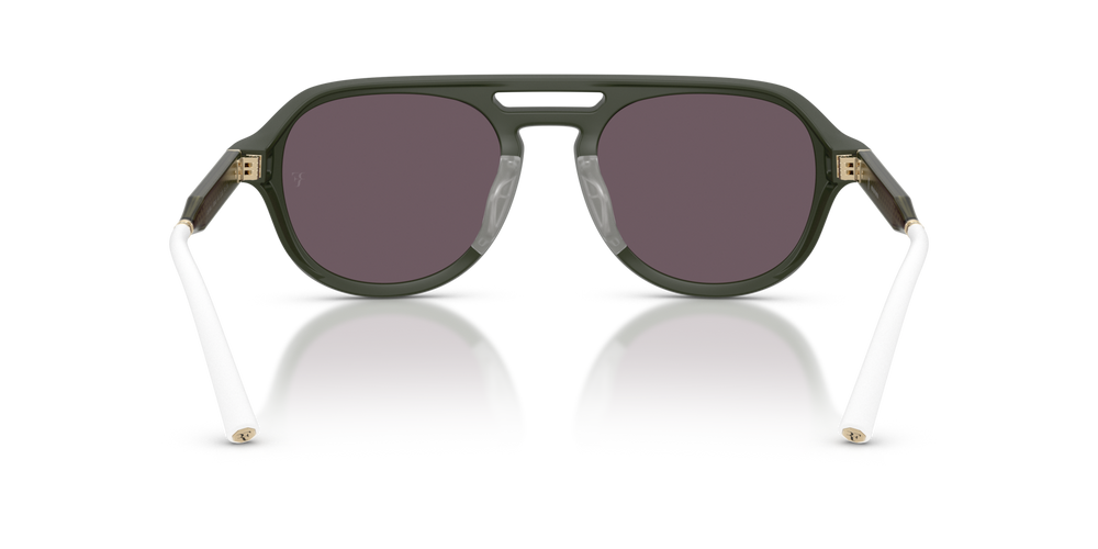 Oliver Peoples R-13 with Semi-Matte Green Smoke frame and Violet lenses - image 5