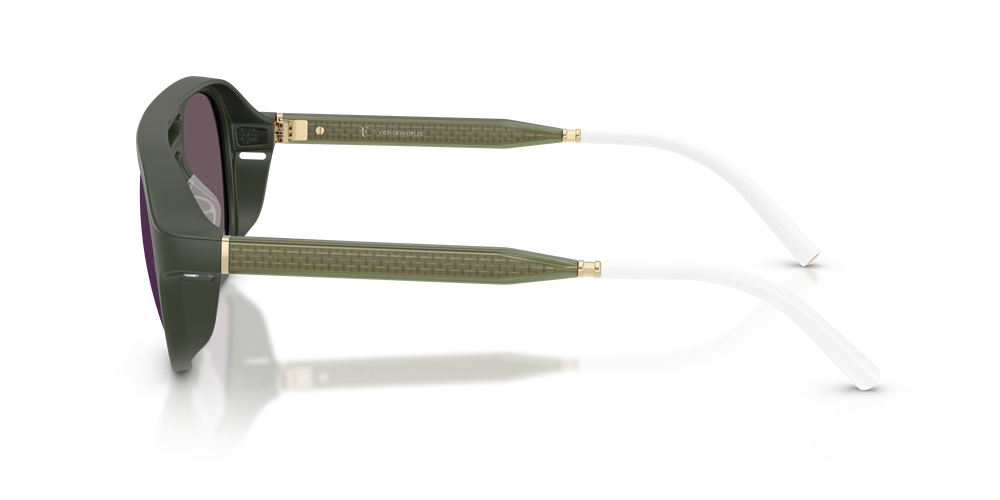 Oliver Peoples R-13 with Semi-Matte Green Smoke frame and Violet lenses - Image 4