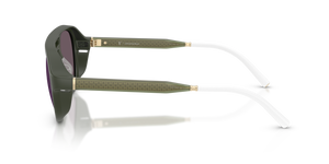 Oliver Peoples R-13 con montura Verde humo semimate y lentes Violeta - imagen 4
