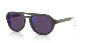 Sie Oliver Peoples R-13 mit Rauchgrün halbmatt Gestell und Violett Gläsern - bild 1