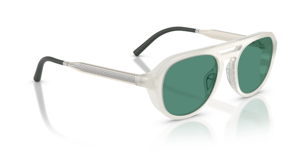 Oliver Peoples R-13 with Warm White frame and Green lenses - image 3