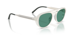Oliver Peoples R-13 with Warm White frame and Green lenses - image 3