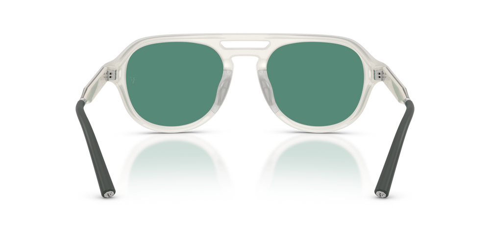 Oliver Peoples R-13 with Warm White frame and Green lenses - image 5