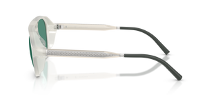 Oliver Peoples R-13 with Warm White frame and Green lenses - Image 4