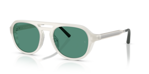 Oliver Peoples R-13 with Warm White frame and Green lenses - image 1