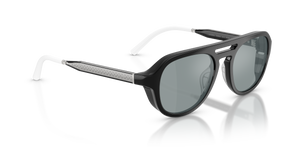 Sie Oliver Peoples R-13 mit Schwarz Gestell und Grau Gläsern - Das Bild 3