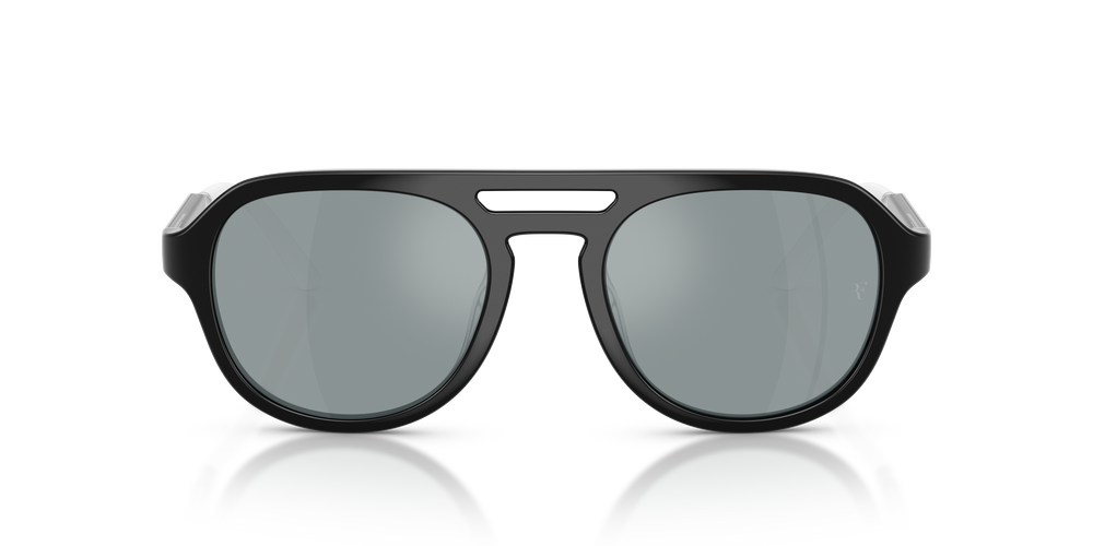 Sie Oliver Peoples R-13 mit Schwarz Gestell und Grau Gläsern - Das Bild 2