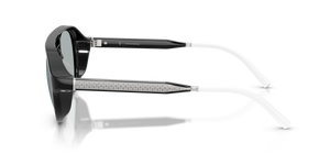 Sie Oliver Peoples R-13 mit Schwarz Gestell und Grau Gläsern - Das Bild 4