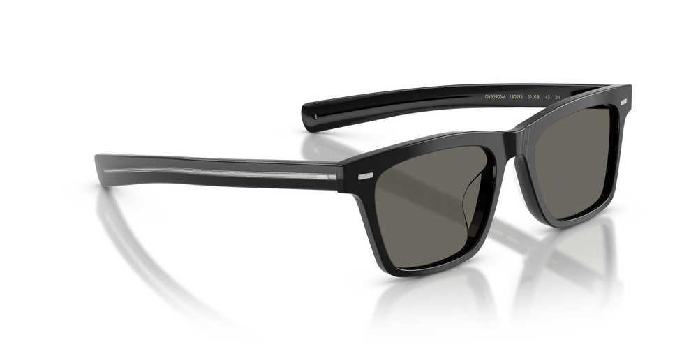 Oliver Peoples M∆estro with Black With Emerald frame and Grey lenses - image 3
