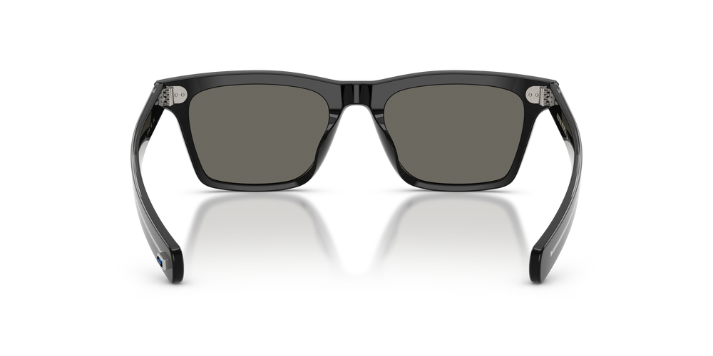 Sie Oliver Peoples M∆estro mit Schwarz mit Saphirblau Gestell und Grau Gläsern - Das Bild 5
