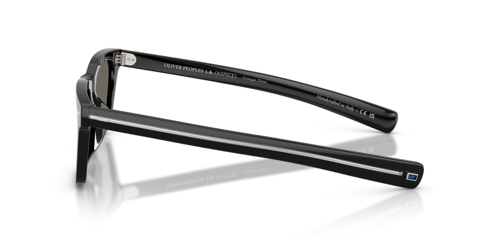 Sie Oliver Peoples M∆estro mit Schwarz mit Saphirblau Gestell und Grau Gläsern - Das Bild 4