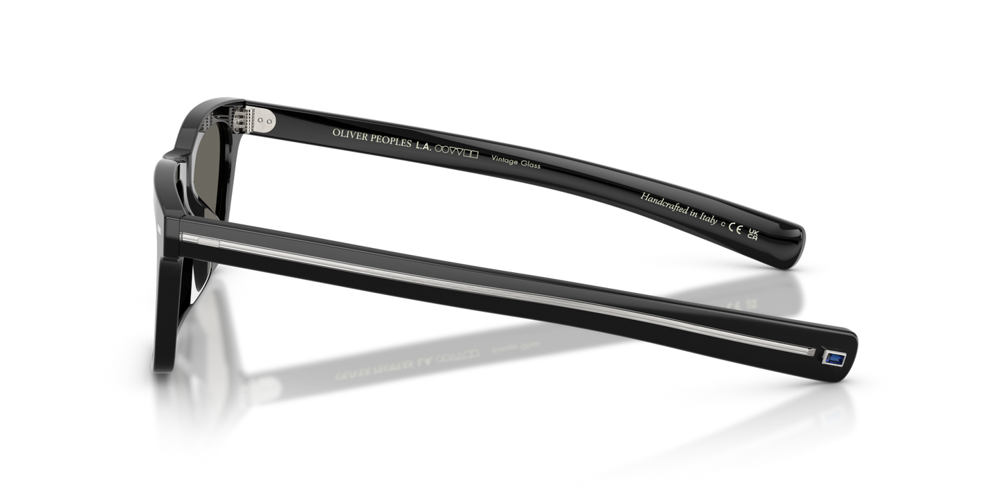 Oliver Peoples M∆estro with Black With Sapphire frame and Grey lenses - Image Precious Stone Color