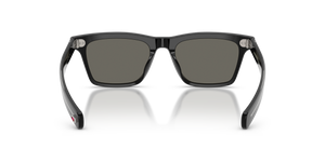 Sie Oliver Peoples M∆estro mit Schwarz mit Rubinrot Gestell und Grau Gläsern - Das Bild 5